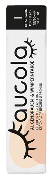 Aucola 1   tiefschwarz 15ml  Augenbrauen- & Wimpernfarbe