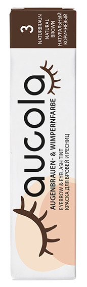 Aucola 3  naturbraun 15ml   Augenbrauen- & Wimpernfarbe