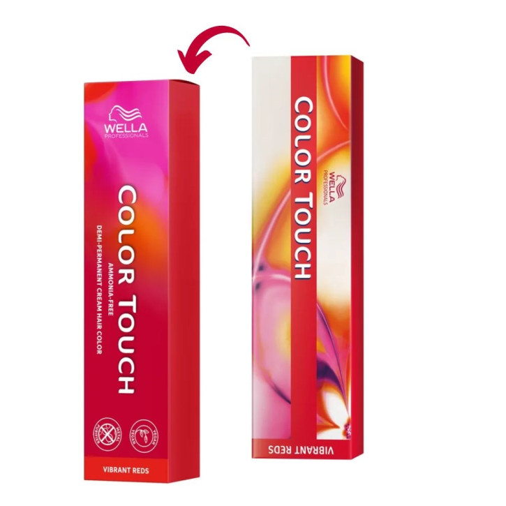 Wella Color Touch  Vibrant Reds P5 55/54 hellbraun intensiv mahagoni-rot 60ml