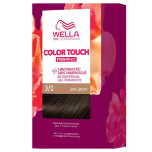 Wella Color Touch FRESH UP KIT PURE_NATURALS 3/0 dunkelbraun, 130ml