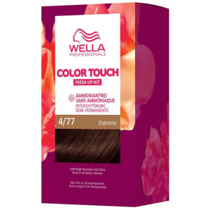 Wella Color Touch FRESH UP KIT DEEP_BROWNS  4/77 mittelbraun braun-intensiv, 130ml