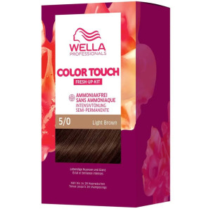 Wella Color Touch FRESH UP KIT PURE_NATURALS 5/0 hellbraun, 130ml