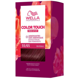 Wella Color Touch FRESH UP KIT VIBRANT_REDS 55/65 hellbraun intensiv violett-mahagoni, 130ml