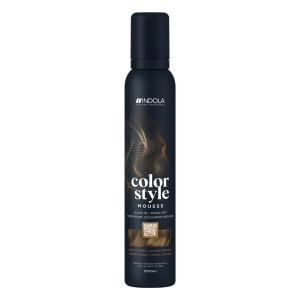 Indola Color Style Mousse Dunkelblond 200ml