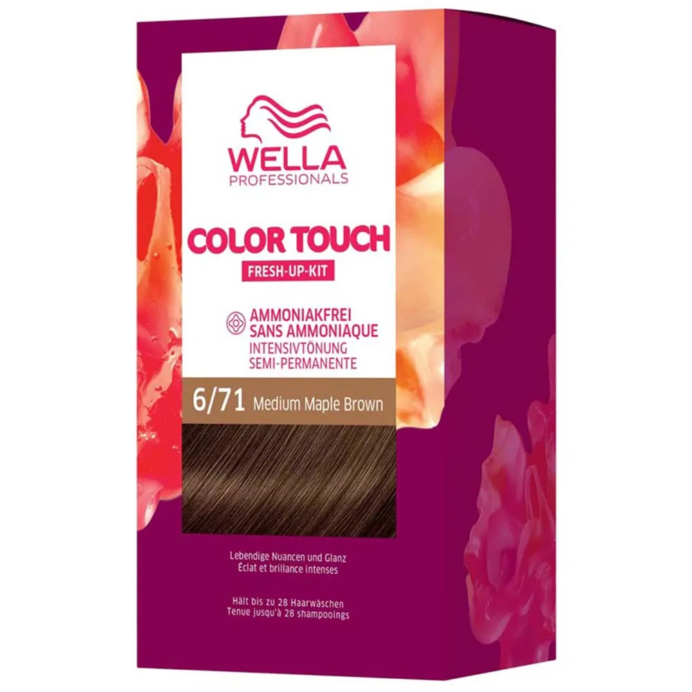 Wella Color Touch FRESH UP KIT DEEP_BROWNS  6/71 dunkelblond braun-asch, 130ml