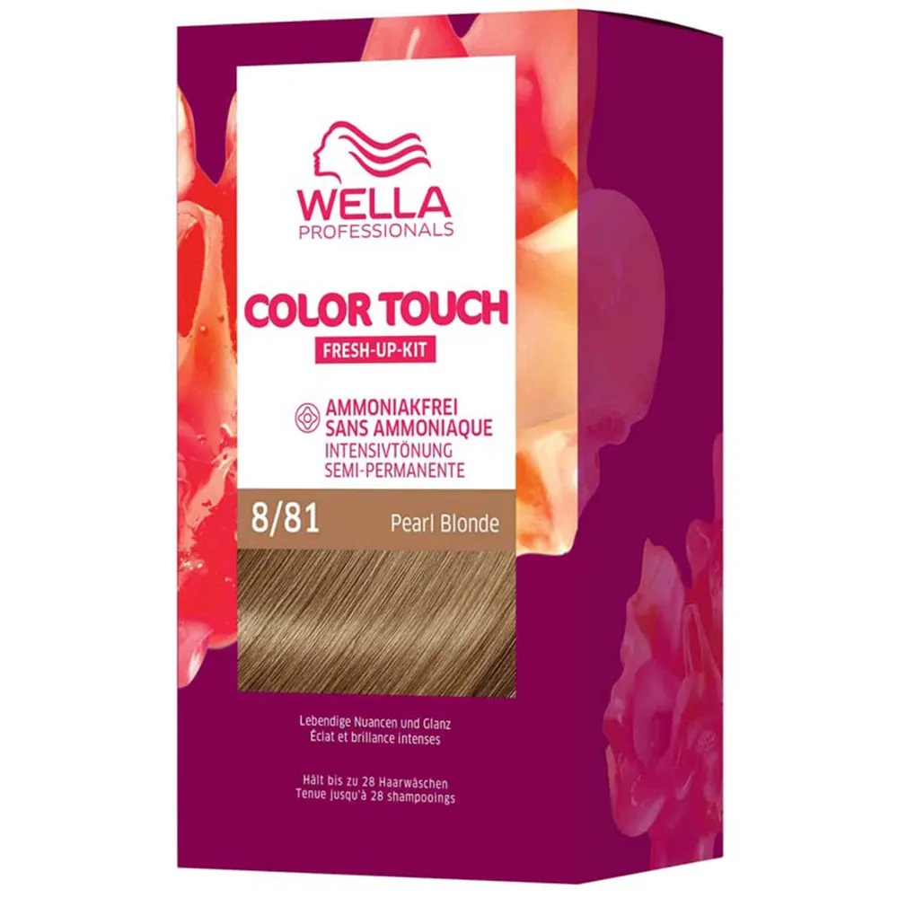 Wella Color Touch FRESH UP KIT RICH_NATURALS 8/81 hellblond perl-asch, 130ml