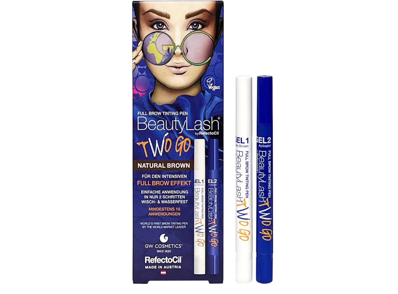 Refectocil Beauty Lash Färbestifte TWO GO natural brown