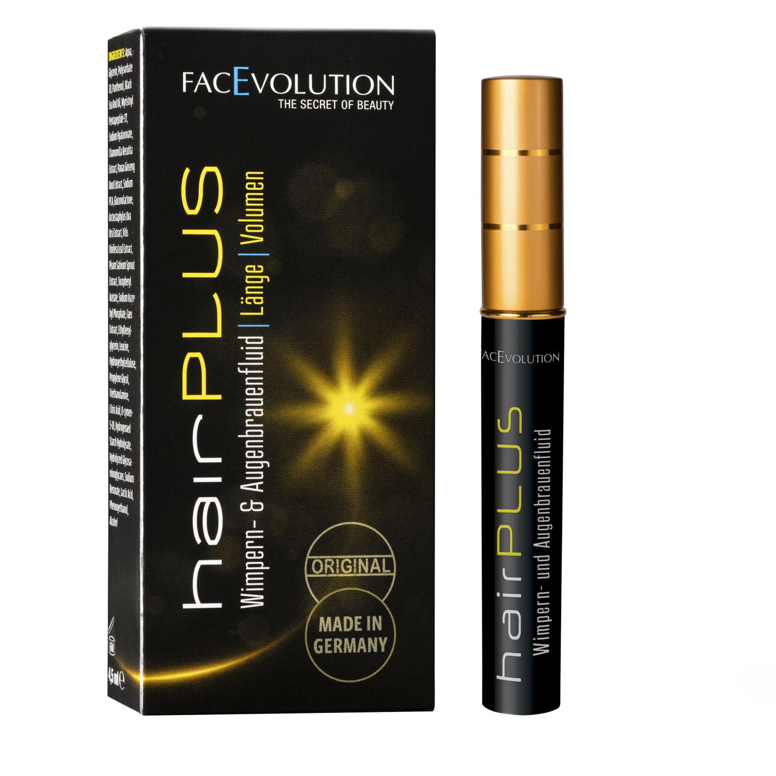 Hairplus CLASSIC Facevolution Wimpernserum und Augenbrauenserum 4,5 ml