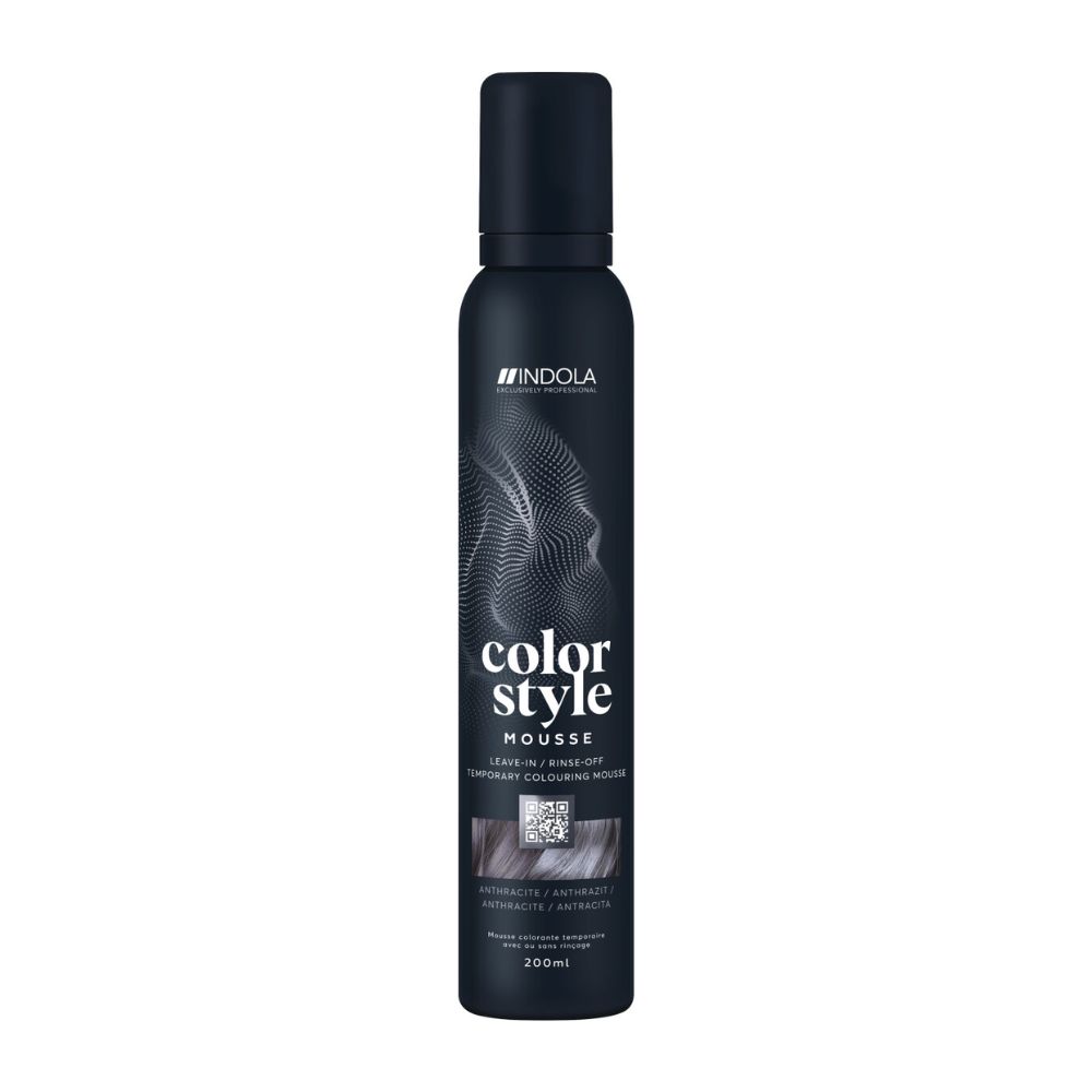 Indola Color Style Mousse Anthrazit 200ml