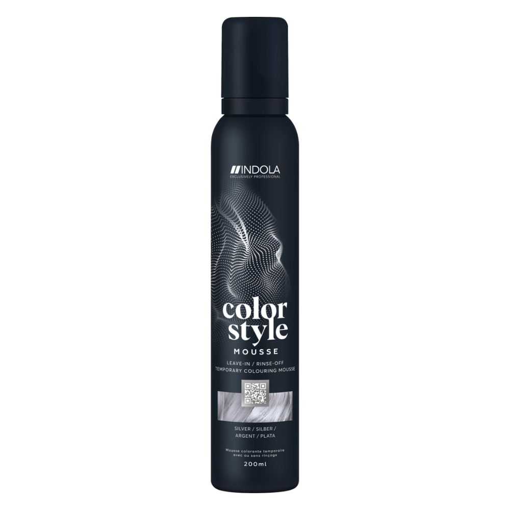 Indola Color Style Mousse Silber 200ml