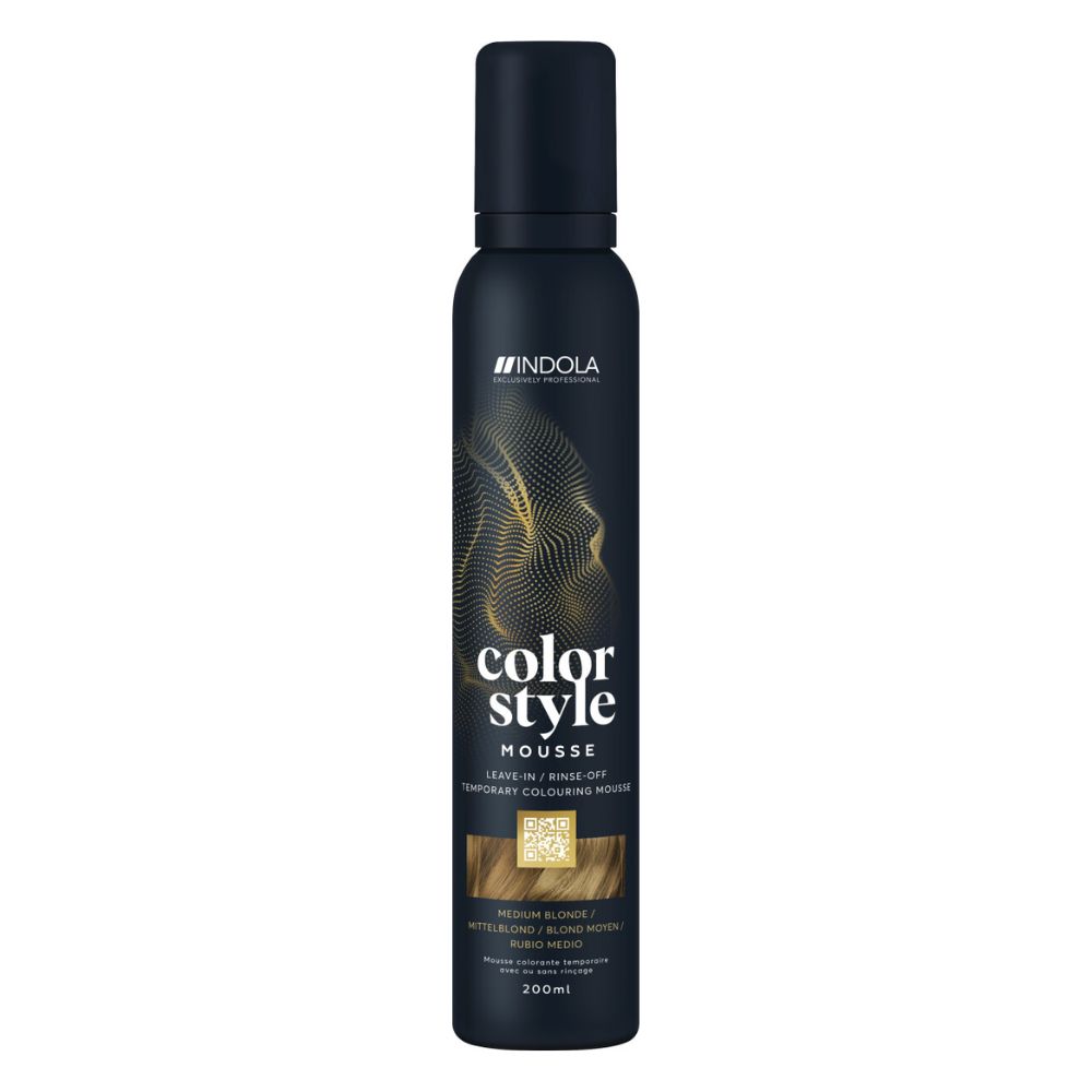 Indola Color Style Mousse Mittelblond 200ml