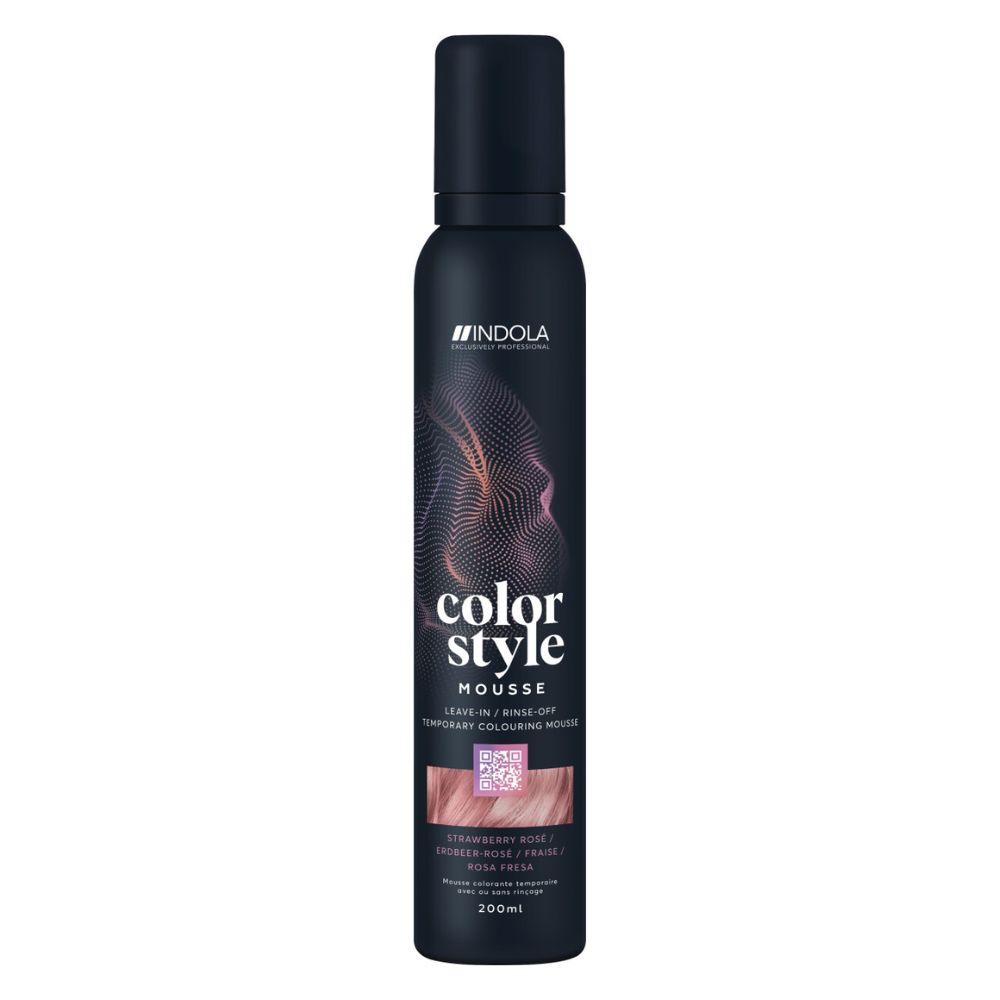 Indola Color Style Mousse Erdbeer-Rosé 200ml