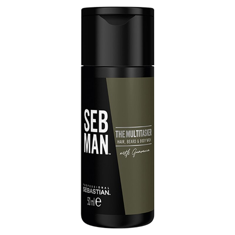 Seb Man The Multitasker - 3in1 - Hair, Beard & Body Wash 50 ml