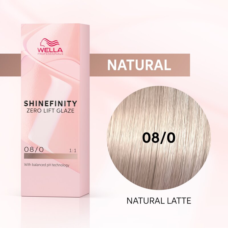 Wella Professionals Shinefinity 08/0 Natural Latte  60ml